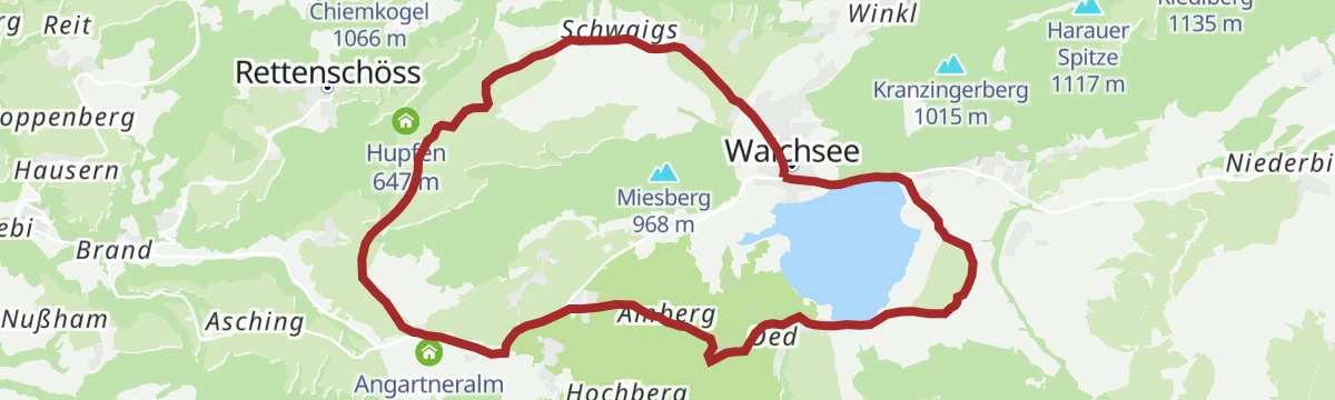 Route map: Miesberg - Seerunde